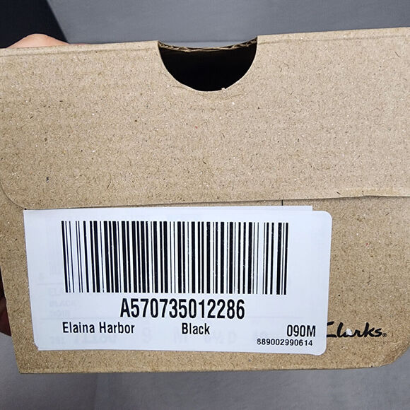 Clark's Elaina Harbor‎ Slip Ons Black Women's Size 9 NIB - Picture 8 of 8